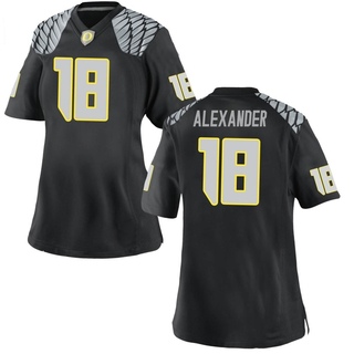 Kam Alexander Game Black Women's Oregon Ducks Football Jersey