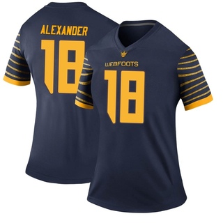 Kam Alexander Legend Navy Women's Oregon Ducks Football Jersey