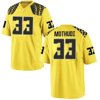 Kamar Mothudi Game Gold Men's Oregon Ducks Football Jersey