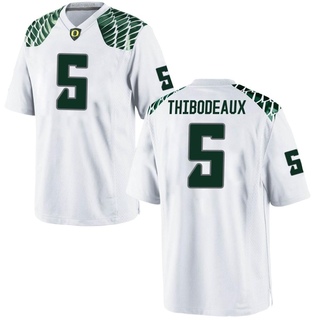 Kayvon Thibodeaux Game White Men's Oregon Ducks Football Jersey