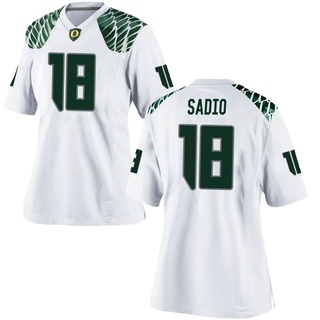 Kenyon Sadiq Game White Women's Oregon Ducks Football Jersey