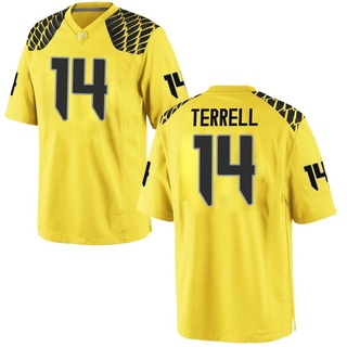 Khamari Terrell Game Gold Youth Oregon Ducks Football Jersey