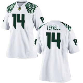 Khamari Terrell Game White Women's Oregon Ducks Football Jersey