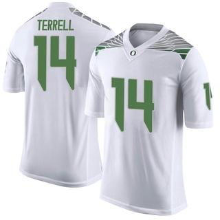 Khamari Terrell Limited White Men's Oregon Ducks Football Jersey