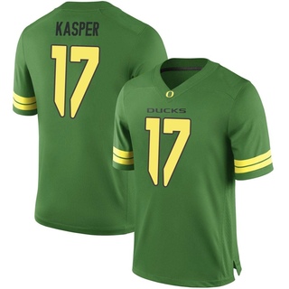 Kyler Kasper Game Green Men's Oregon Ducks Football Jersey