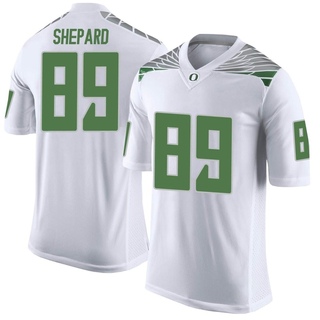 Landen Shepard Limited White Men's Oregon Ducks Football Jersey