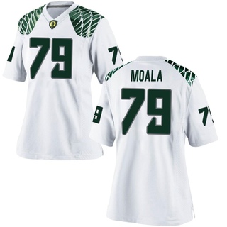 Lipe Moala Game White Women's Oregon Ducks Football Jersey