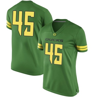 Luke Dunne Game Green Women's Oregon Ducks Football Jersey