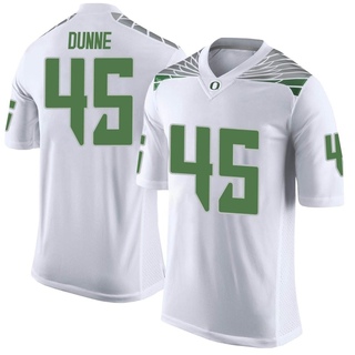 Luke Dunne Limited White Men's Oregon Ducks Football Jersey