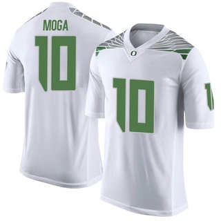 Luke Moga Limited White Men's Oregon Ducks Football Jersey