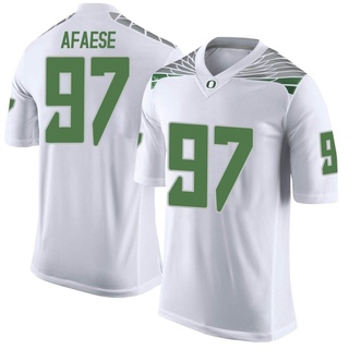 Maceal Afaese Limited White Men's Oregon Ducks Football Jersey