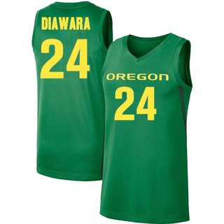 Mahamadou Diawara Replica Green Men's Oregon Ducks Basketball Jersey