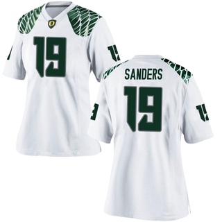 Marcus Sanders Game White Women's Oregon Ducks Football Jersey