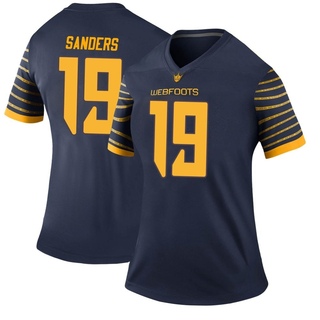 Marcus Sanders Legend Navy Women's Oregon Ducks Football Jersey