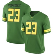 Marko Vidackovic Replica Green Youth Oregon Ducks Football Jersey