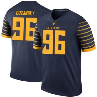 Nick Duzansky Legend Navy Men's Oregon Ducks Football Jersey