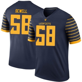 Penei Sewell Legend Navy Men's Oregon Ducks Football Jersey