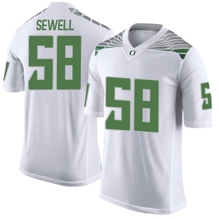 Penei Sewell Limited White Men's Oregon Ducks Football Jersey