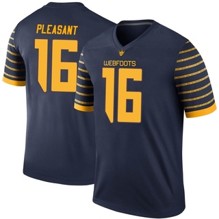 Rodrick Pleasant Legend Navy Men's Oregon Ducks Football Jersey