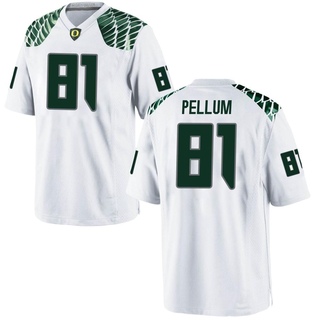 Ryan Pellum Game White Men's Oregon Ducks Football Jersey