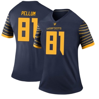 Ryan Pellum Legend Navy Women's Oregon Ducks Football Jersey