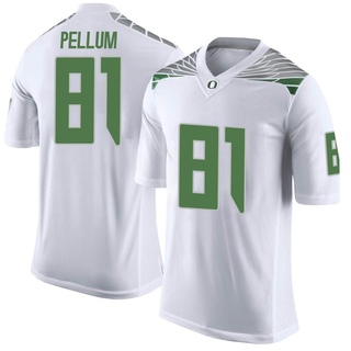 Ryan Pellum Limited White Men's Oregon Ducks Football Jersey