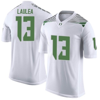 Sione Laulea Limited White Men's Oregon Ducks Football Jersey