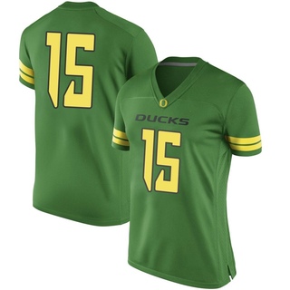 Solomon Davis Game Green Women's Oregon Ducks Football Jersey