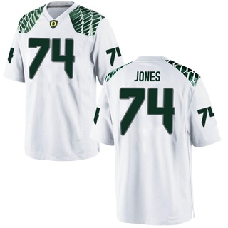 Steven Jones Game White Men's Oregon Ducks Football Jersey