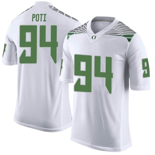 Sua'ava Poti Limited White Men's Oregon Ducks Football Jersey