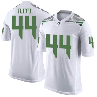 Teitum Tuioti Limited White Men's Oregon Ducks Football Jersey