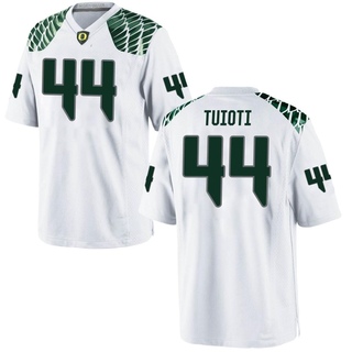 Teitum Tuioti Replica White Youth Oregon Ducks Football Jersey