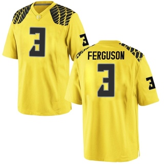 Terrance Ferguson Game Gold Men's Oregon Ducks Football Jersey