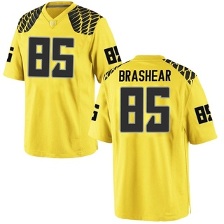 Travis Brashear Game Gold Men's Oregon Ducks Football Jersey