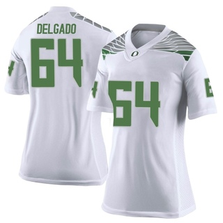 Ty Delgado Limited White Women's Oregon Ducks Football Jersey