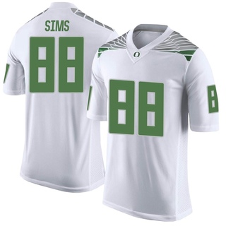 Xadavien Sims Limited White Men's Oregon Ducks Football Jersey